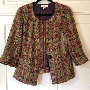 Coldwater Creek tweedy blazer